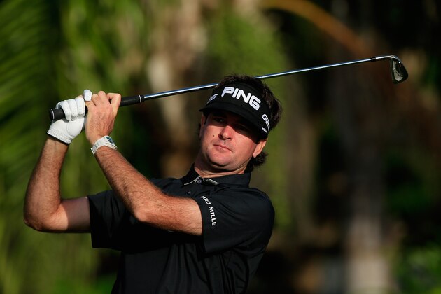 ORLANDO, FL - MARCH 20:  Bubba Watson of the United States watches his tee shot on the 13th hole during the first round of the Arnold Palmer Invitational presented by MasterCard at the Bay Hill Club and Lodge on March 20, 2014 in Orlando, Florida.  (Photo by Michael Cohen/Getty Images)