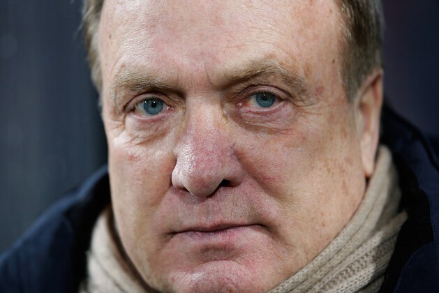 ALKMAAR, NETHERLANDS - FEBRUARY 27:  AZ Manager, Dick Advocaat looks on during the UEFA Europa League Round of 32 match between AZ Alkmaar and FC Slovan Liberec at the AZ Stadium on February 27, 2014 in Alkmaar, Netherlands.  (Photo by Dean Mouhtaropoulos/Getty Images)