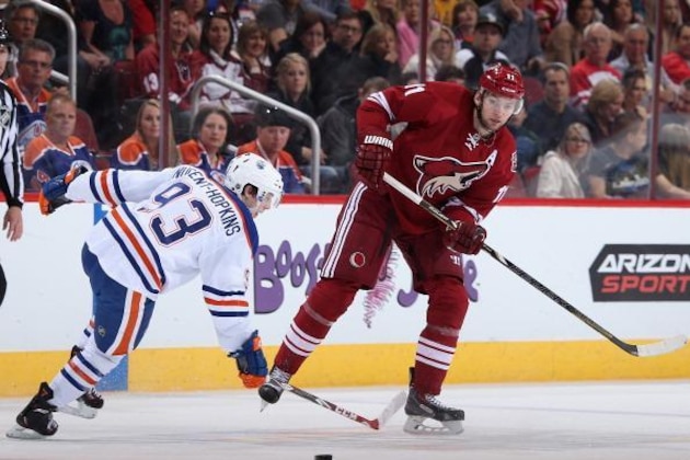 Center Martin Hanzal is one of many Coyotes who disappeared down the stretch.