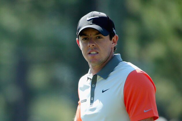 AUGUSTA, GA - APRIL 10:  Rory McIlroy of Northern Ireland waits on the first green during the first round of the 2014 Masters Tournament at Augusta National Golf Club on April 10, 2014 in Augusta, Georgia.  (Photo by Andrew Redington/Getty Images)
