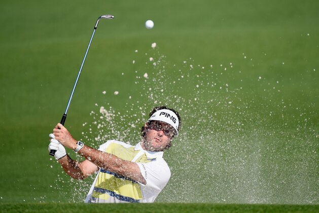 AUGUSTA, GA - APRIL 11: Bubba Watson of the United States hits out of the bunkers on the second hole during the second round of the 2014 Masters Tournament at Augusta National Golf Club on April 11, 2014 in Augusta, Georgia. (Photo by Harry How/Getty Images) AUGUSTA, GA - APRIL 11: Bubba Watson of the United States hits out of the bunkers on the second hole during the second round of the 2014 Masters Tournament at Augusta National Golf Club on April 11, 2014 in Augusta, Georgia. (Photo by Harry How/Getty Images)