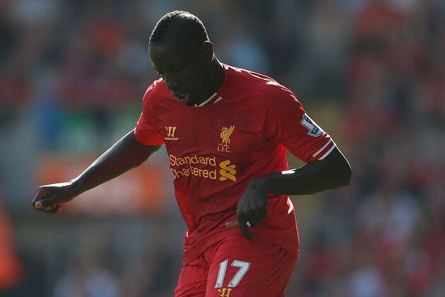LIVERPOOL, ENGLAND - SEPTEMBER 21:  Mamadou Sakho of Liverpool in action during the Barclays Premier League match between Liverpool and Southampton at Anfield on September 21, 2013 in Liverpool, England.  (Photo by Clive Brunskill/Getty Images)