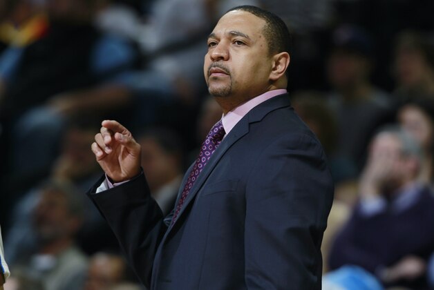 Golden State Warriors head coach Mark Jackson looks on against the Denver Nuggets in the first quarter of an NBA basketball game in Denver on Monday, Dec. 23, 2013. (AP Photo/David Zalubowski) Golden State Warriors head coach Mark Jackson looks on against the Denver Nuggets in the first quarter of an NBA basketball game in Denver on Monday, Dec. 23, 2013. (AP Photo/David Zalubowski)