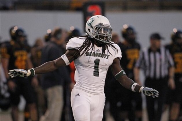 Northwest Missouri State cornerback Brandon Dixon during an NCAA college football game against Missouri Western, Saturday, Nov. 16, 2013, in St. Joseph, Mo. (AP Photo/Colin E Braley)