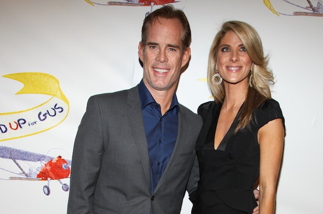Joe Buck and Michelle Beisner arrive at the