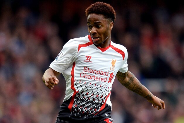 LONDON, ENGLAND - APRIL 06:  Raheem Sterling of Liverpool controls the ball during the Barclays Premier League match between West Ham United and Liverpool at Boleyn Ground on April 6, 2014 in London, England.  (Photo by Mike Hewitt/Getty Images)