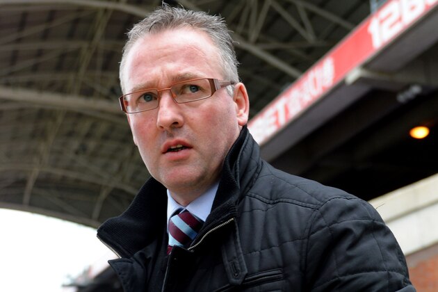 LONDON, ENGLAND - APRIL 12:  Paul Lambert manager of Aston Villa looks on prior to the Barclays Premier League match between Crystal Palace and Aston Villa at Selhurst Park on April 12, 2014 in London, England.  (Photo by Christopher Lee/Getty Images)