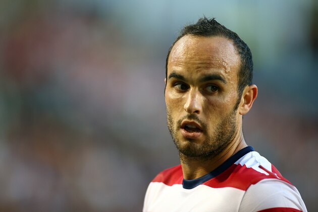 PORTLAND, OR - JULY 09:  Landon Donovan #10 of the United States against Belize during the 2013 CONCACAF Gold Cup on July 9, 2013 at Jeld-Wen Field in Portland, Oregon.  (Photo by Jonathan Ferrey/Getty Images)