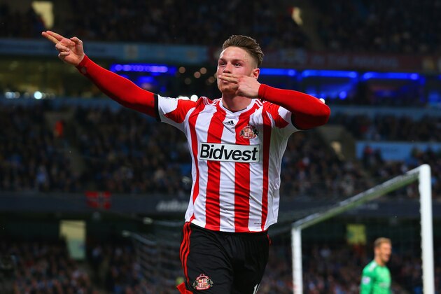 MANCHESTER, ENGLAND - APRIL 16: Connor Wickham of Sunderland celebrates scoring their first goal during the Barclays Premier League match between Manchester City and Sunderland at Etihad Stadium on April 16, 2014 in Manchester, England. (Photo by Alex Livesey/Getty Images) MANCHESTER, ENGLAND - APRIL 16: Connor Wickham of Sunderland celebrates scoring their first goal during the Barclays Premier League match between Manchester City and Sunderland at Etihad Stadium on April 16, 2014 in Manchester, England. (Photo by Alex Livesey/Getty Images)