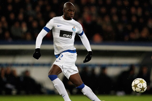 PARIS, FRANCE - DECEMBER 04:  Eliaquim Mangala of Porto in action during the Group A UEFA Champions League match between Paris Saint-Germain FC and FC Porto at Parc des Princes on December 4, 2012 in Paris, France.  (Photo by Dean Mouhtaropoulos/Getty Images)