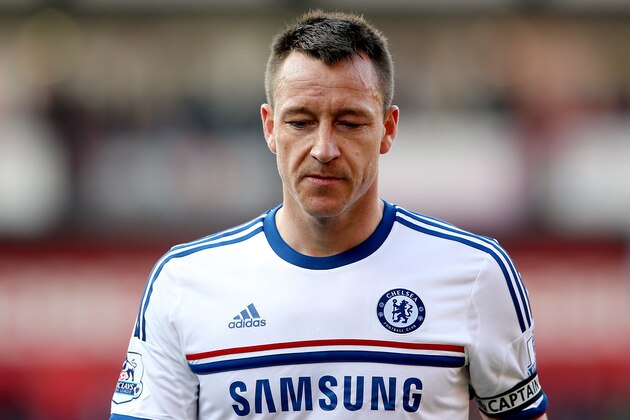 LONDON, ENGLAND - MARCH 29: John Terry of Chelsea looks dejected at the end of the match during the Barclays Premier League match between Crystal Palace and Chelsea at Selhurst Park on March 29, 2014 in London, England. (Photo by Scott Heavey/Getty Images) LONDON, ENGLAND - MARCH 29: John Terry of Chelsea looks dejected at the end of the match during the Barclays Premier League match between Crystal Palace and Chelsea at Selhurst Park on March 29, 2014 in London, England. (Photo by Scott Heavey/Getty Images)