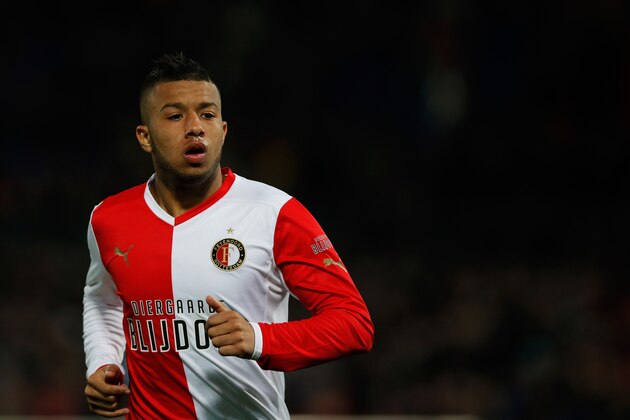 ROTTERDAM, NETHERLANDS - APRIL 05:  Tonny Vilhena of Feyenoord looks on during the Eredivisie match between Feyenoord and VVV Venlo at De Kuip on April 5, 2013 in Rotterdam, Netherlands.  (Photo by Dean Mouhtaropoulos/Getty Images)