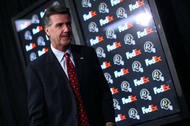 ASHBURN, VA - JANUARY 04:  Washington Redskins General Manager Bruce Allen leaves after holding a press conference on the dismissal of Head Coach Jim Zorn at Redskins Park January 4, 2010 in Ashburn, Virginia. During the press conference Allen said, 'Last place 2 years in a row is not Redskin football.'  (Photo by Win McNamee/Getty Images)