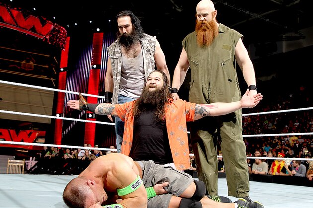 The Wyatt Family and John Cena