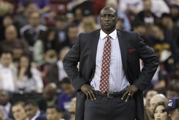 Utah Jazz head coach Ty Corbin watches the action during the first quarter of an NBA basketball game against Sacramento Kings  in Sacramento, Calif., Wednesday, Dec. 11, 2013.(AP Photo/Rich Pedroncelli)