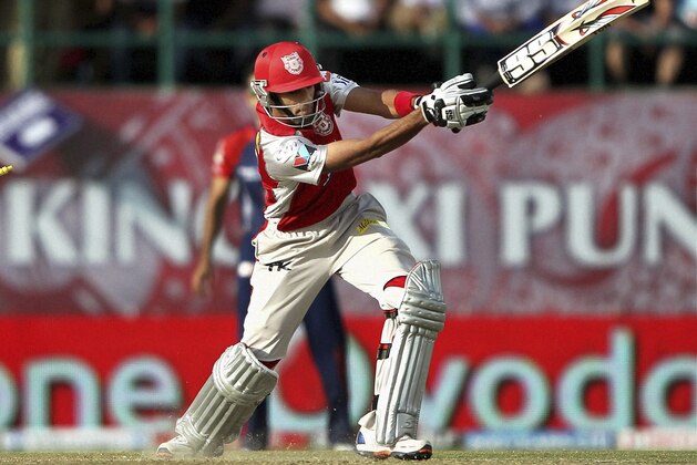 Kings XI Punjab's Gurkeerat Singh is bowled out during an Indian Premier league cricket match against Delhi Daredevils in Dharmsala, India, Saturday, May 19, 2012. (AP Photo)