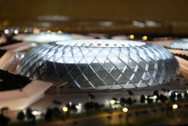 Qatar presents a model of its Al-Wakrah stadium as it bids to host the FIFA 2022 World Cup during the FIFA Inspection Tour for the country's bid, in Doha September 16, 2010 (AP Photo/Osama Faisal) Qatar presents a model of its Al-Wakrah stadium as it bids to host the FIFA 2022 World Cup during the FIFA Inspection Tour for the country's bid, in Doha September 16, 2010 (AP Photo/Osama Faisal)