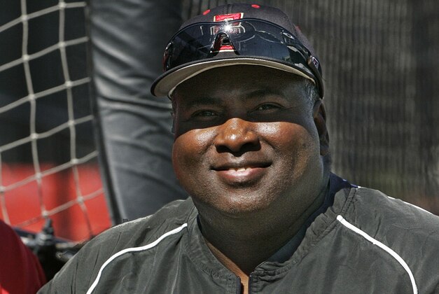 FILE - This Feb. 18, 2009, file photo shows San Diego State baseball coach and Hall of Fame baseball player Tony Gywnn, posing at the team's field, in San Diego. Gwynn says he has cancer in a salivary gland. He told The San Diego Union-Tribune, in a story published Saturday, Oct. 9, 2010,  the cancer was discovered last month and he faces seven to eight weeks of treatment _ radiation five times a week and chemotherapy once a week. (AP Photo/Lenny Ignelzi, File)
