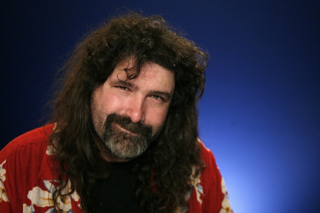 Wrestler Mick Foley poses for a portrait Thursday, May 19, 2011 in New York. (AP Photo/Jeff Christensen) Wrestler Mick Foley poses for a portrait Thursday, May 19, 2011 in New York. (AP Photo/Jeff Christensen)