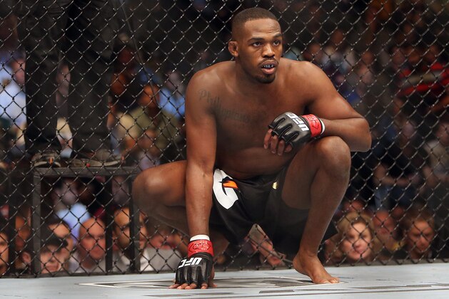 Sep 21, 2013; Toronto, Ontario, CAN; Jon Jones moments before the start of his fight against Alexander Gustafsson (not pictured) during their light heavyweight championship bout at UFC 165 at the Air Canada Centre. Mandatory Credit: Tom Szczerbowski-USA TODAY Sports Sep 21, 2013; Toronto, Ontario, CAN; Jon Jones moments before the start of his fight against Alexander Gustafsson (not pictured) during their light heavyweight championship bout at UFC 165 at the Air Canada Centre. Mandatory Credit: Tom Szczerbowski-USA TODAY Sports