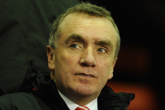 LIVERPOOL, ENGLAND - NOVEMBER 22:  Liverpool Managing Director Ian Ayre looks on prior to  the UEFA Europa League Group A match between Liverpool FC and BSC Young Boys at Anfield on November 22, 2012 in Liverpool, England.  (Photo by Chris Brunskill/Getty Images)