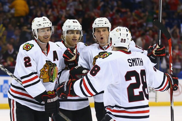 ST. LOUIS, MO - APRIL 25: Duncan Keith