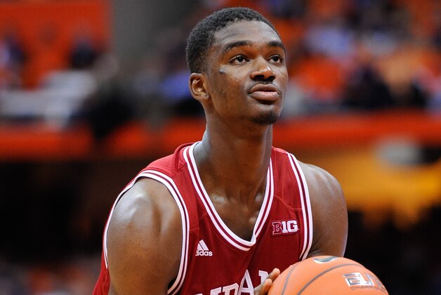 SYRACUSE, NY - DECEMBER 03: Noah Vonleh #1 of the Indiana Hoosiers prepares to shoot a free throw against the Syracuse Orange during the second half at the Carrier Dome on December 3, 2013 in Syracuse, New York. Syracuse defeated Indiana 69-52. (Photo by Rich Barnes/Getty Images) SYRACUSE, NY - DECEMBER 03: Noah Vonleh #1 of the Indiana Hoosiers prepares to shoot a free throw against the Syracuse Orange during the second half at the Carrier Dome on December 3, 2013 in Syracuse, New York. Syracuse defeated Indiana 69-52. (Photo by Rich Barnes/Getty Images)