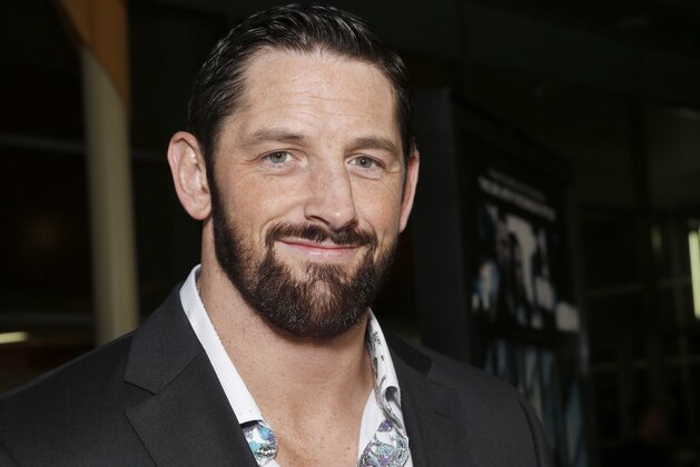 Wade Barrett arrives at the world premiere of