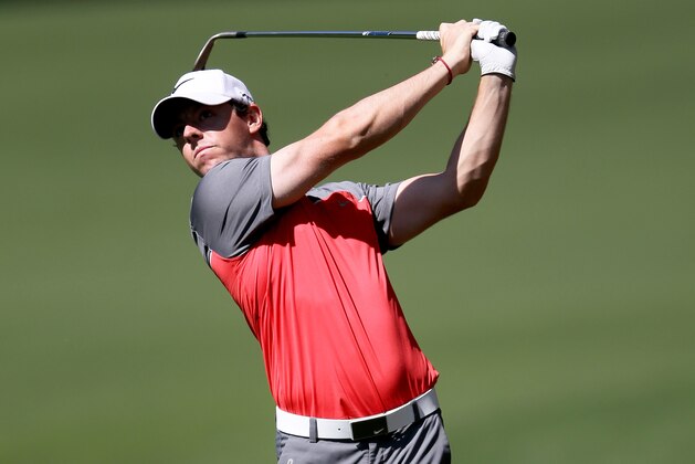 CHARLOTTE, NC - MAY 03:  Rory McIlroy of Northern Ireland hits a shot on the 12th hole during the third round of the Wells Fargo Championship at Quail Hollow Club on May 3, 2014 in Charlotte, North Carolina.  (Photo by Tyler Lecka/Getty Images)