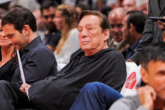 LOS ANGELES, CA - APRIL 10: Donald Sterling, owner of the Los Angeles Clippers, looks on as his team plays against the Minnesota Timberwolves at Staples Center on April 10, 2013 in Los Angeles, California. NOTE TO USER: User expressly acknowledges and agrees that, by downloading and/or using this Photograph, user is consenting to the terms and conditions of the Getty Images License Agreement. Mandatory Copyright Notice: Copyright 2013 NBAE (Photo by Andrew D. Bernstein/NBAE via Getty Images)