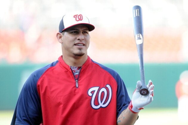 WASHINGTON, DC - MAY 06: Wilson Ramos