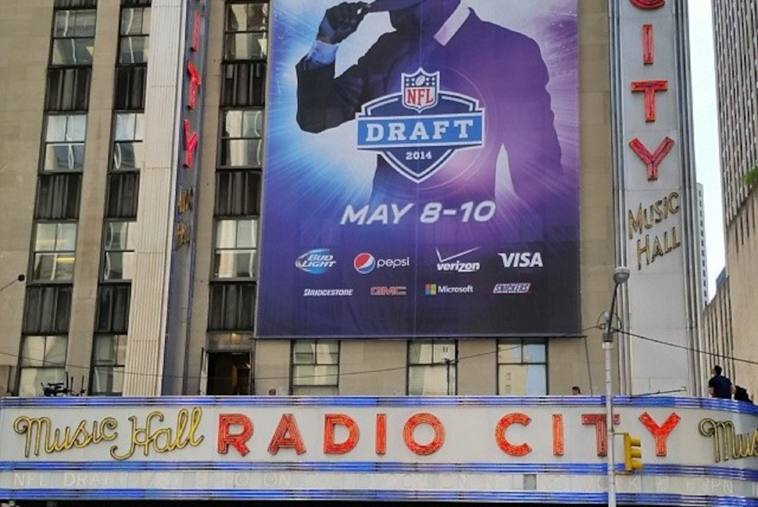 Day before the 2014 NFL Draft