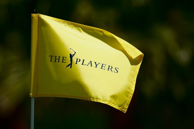 PONTE VEDRA BEACH, FL - MAY 06:  A flagstick is seen on the practice ground during a practice round ahead of THE PLAYERS Championship on The Stadium Course at TPC Sawgrass on May 6, 2014 in Ponte Vedra Beach, Florida.  (Photo by Scott Halleran/Getty Images)