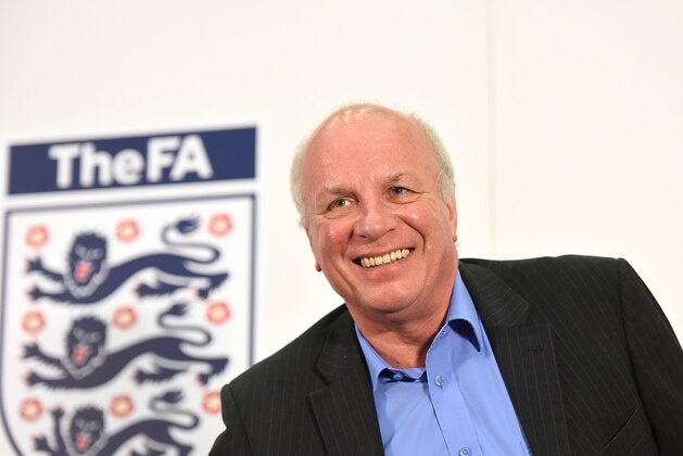 LONDON, ENGLAND - MAY 8: FA Chairman Greg Dyke smiles during the FA Chairman's England Commission Press Conference at Wembley Stadium on May 8, 2014 in London, England. (Photo by Tom Dulat/Getty Images)