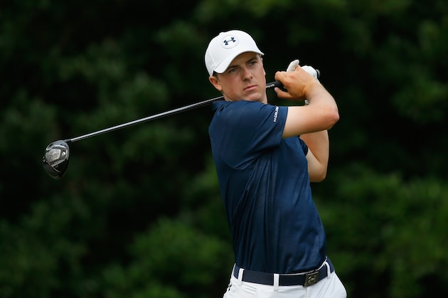 PONTE VEDRA BEACH, FL - MAY 10:  Jordan Spieth of the United States hits his tee shot on the 11th hole during the third round of THE PLAYERS Championship on the stadium course at TPC Sawgrass on May 10, 2014 in Ponte Vedra Beach, Florida.  (Photo by Kevin C. Cox/Getty Images)