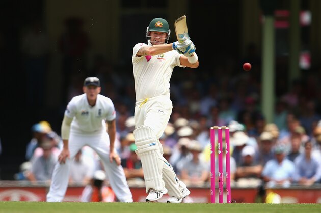 SYDNEY, AUSTRALIA - JANUARY 03:  Michael Clarke of Australia bats during day one of the Fifth Ashes Test match between Australia and England at Sydney Cricket Ground on January 3, 2014 in Sydney, Australia.  (Photo by Ryan Pierse/Getty Images)