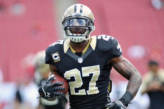 TAMPA, FL - SEPTEMBER 15: Safety Malcolm Jenkins #27 of the New Orleans Saints warms up for play against the Tampa Bay Buccaneers September 15, 2013 at Raymond James Stadium in Tampa, Florida. The Saints won 16 - 14. (Photo by Al Messerschmidt/Getty Images)