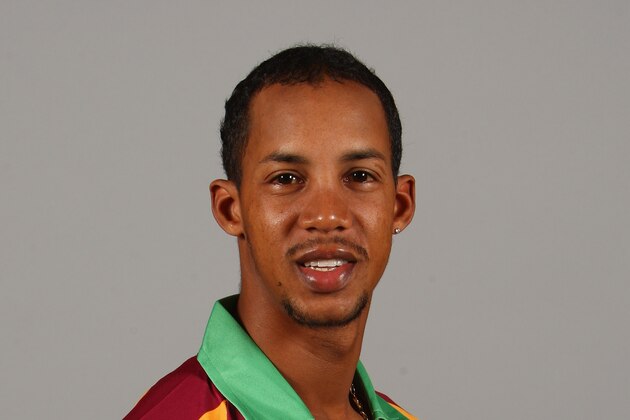 LONDON, ENGLAND - JUNE 04:  Lendl Simmons of West Indies poses for a portrait prior to the ICC World Twenty20 at Royal Garden on June 4, 2009 in London, England.  (Photo by John Gichigi/Getty Images)