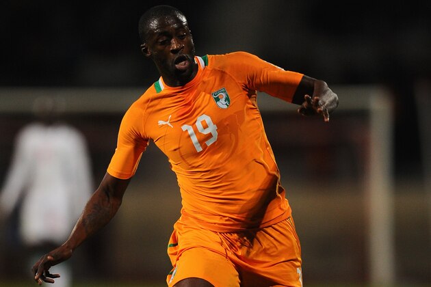 CASABLANCA, MOROCCO - NOVEMBER 16:  Yaya Toure of Ivory Coast in action during the FIFA 2014 World Cup Qualifier Play-off Second Leg between Senegal and Ivory Coast at Stade Mohammed V on November 16, 2013 in Casablanca, Morocco.  (Photo by Mike Hewitt/Getty Images)