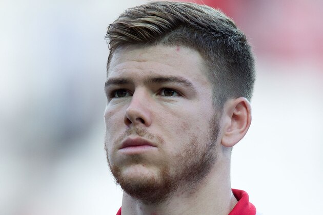 SEVILLE, SPAIN - OCTOBER 03: Alberto Moreno of Sevilla FC looks on prior to start the UEFA Europa League group H match between Sevilla FC and SC Freiburg at Estadio Ramon Sanchez Pizjuan on October 3, 2013 in Seville, Spain.  (Photo by Gonzalo Arroyo Moreno/Getty Images)