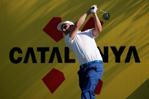 GIRONA, SPAIN - MAY 15:  Mikko Ilonen of Finland hits his tee shot on the 15th hole during Day 1 of the Open de Espana held at PGA Catalunya Resort on May 15, 2014 in Girona, Spain.  (Photo by Dean Mouhtaropoulos/Getty Images)