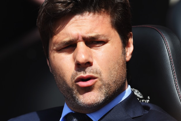SOUTHAMPTON, ENGLAND - MAY 11:  Southampton manager Mauricio Pochettino looks on before the Barclays Premier League match between Southampton and Manchester United at St Mary's Stadium on May 11, 2014 in Southampton, England.  (Photo by Mike Hewitt/Getty Images)