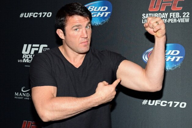 LAS VEGAS, NV - FEBRUARY 22:  Mixed martial artist Chael Sonnen attends the UFC 170 event at the Mandalay Bay Events Center on February 22, 2014 in Las Vegas, Nevada.  (Photo by Ethan Miller/Getty Images)