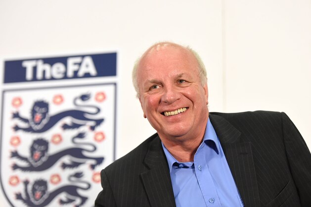 LONDON, ENGLAND - MAY 8: FA Chairman Greg Dyke smiles during the FA Chairman's England Commission Press Conference at Wembley Stadium on May 8, 2014 in London, England. (Photo by Tom Dulat/Getty Images)