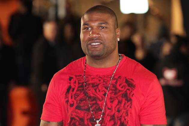 LOS ANGELES, CA - JANUARY 21:  Quinton 'Rampage' Jackson attends the Pastrana-Waltrip Racing announcement of the 2011 NASCAR Nationwide partnership on January 21, 2011 in Los Angeles, California.  (Photo by Noel Vasquez/Getty Images for Waltrip Racing)