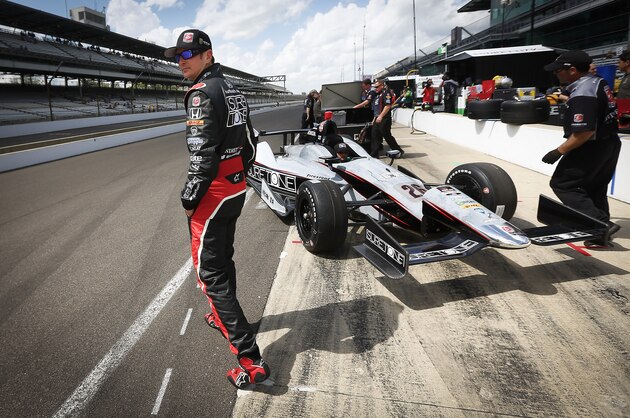 INDIANAPOLIS, IN - MAY 11: Kurt Busch driver of the #26 Honda is seen at practice for the Indy 500 at the Indianapolis Motor Speedway on May 11, 2014 in Indianapolis, Indiana. (Photo by Michael Hickey/Getty Images)
