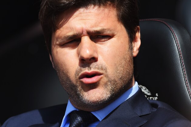 SOUTHAMPTON, ENGLAND - MAY 11:  Southampton manager Mauricio Pochettino looks on before the Barclays Premier League match between Southampton and Manchester United at St Mary's Stadium on May 11, 2014 in Southampton, England.  (Photo by Mike Hewitt/Getty Images)