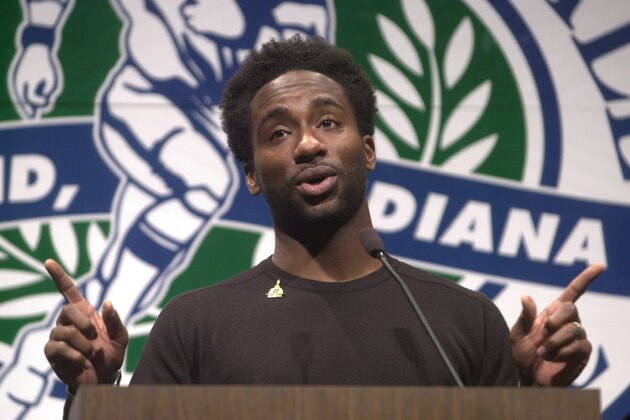 Former Notre Dame football player Raghib