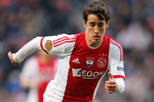 AMSTERDAM, NETHERLANDS - MAY 03:  Bojan Krkic of Ajax in action during the Eredivisie match between Ajax Amsterdam and NEC Nijmegen at Amsterdam Arena on May 3, 2014 in Amsterdam, Netherlands.  (Photo by Dean Mouhtaropoulos/Getty Images)