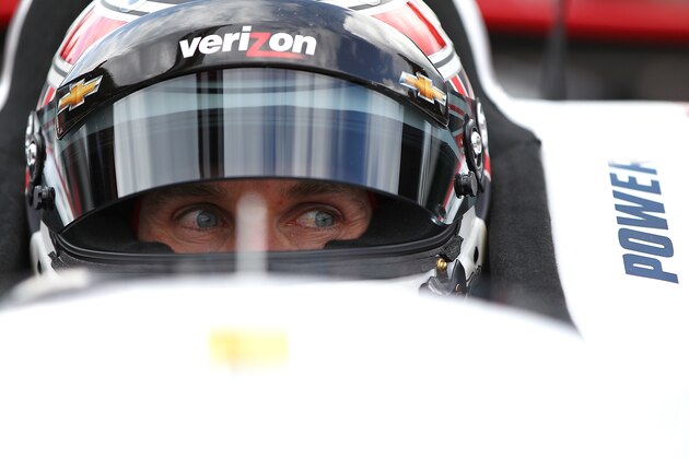INDIANAPOLIS - MAY 17:  Will Power of Australia, driver of the #12 Verizon Team Penske Chevrolet Dallara, waits to qualify for the 98th Indianapolis 500 Mile Race on May 17, 2014 at the Indianapolis Motor Speedway in Indianapolis, Indiana.  (Photo by Jonathan Ferrey/Getty Images)